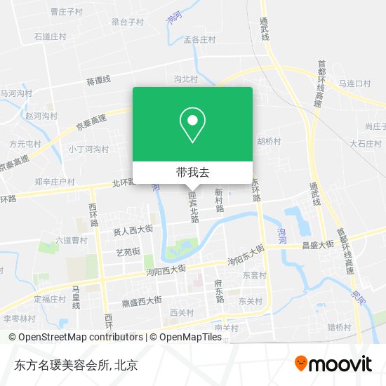 东方名瑗美容会所地图