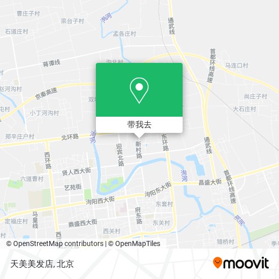 天美美发店地图