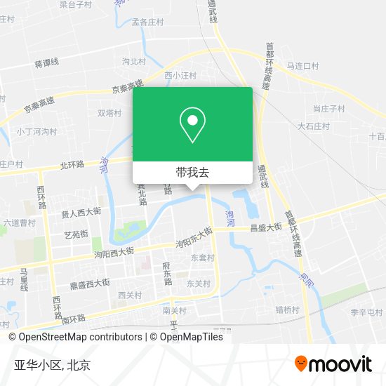 亚华小区地图