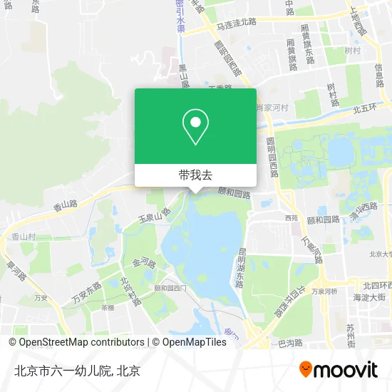 北京市六一幼儿院地图