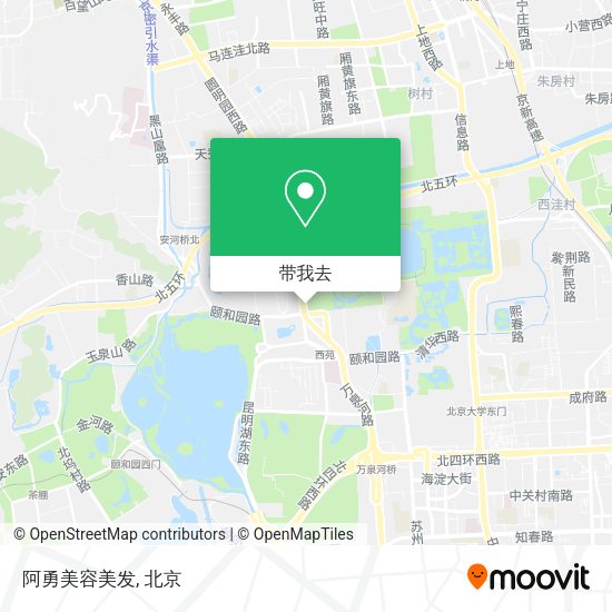 阿勇美容美发地图