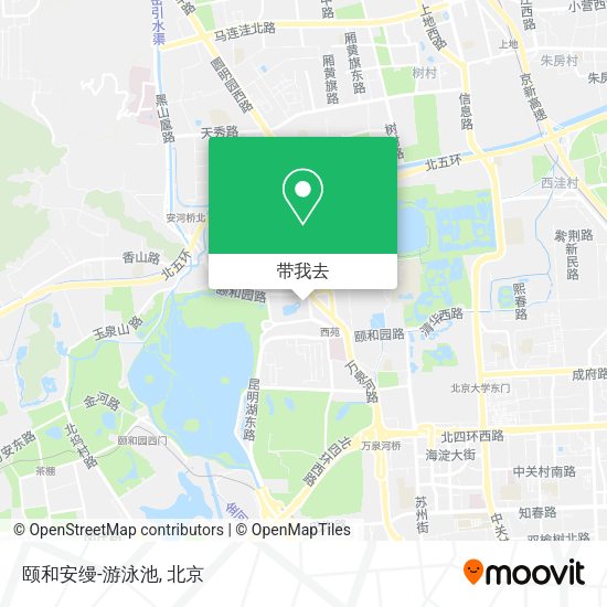 颐和安缦-游泳池地图