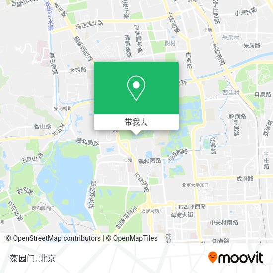 藻园门地图