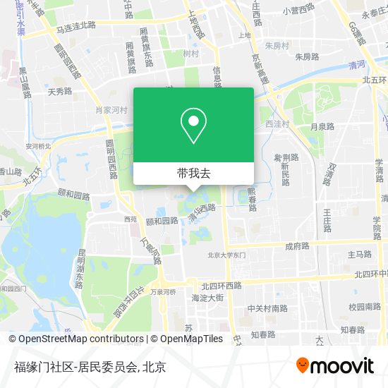 福缘门社区-居民委员会地图