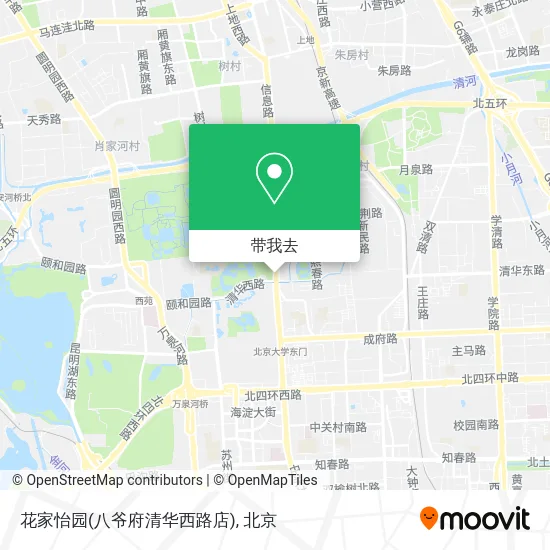 花家怡园(八爷府清华西路店)地图