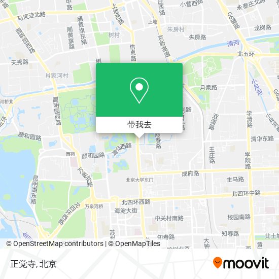 正觉寺地图