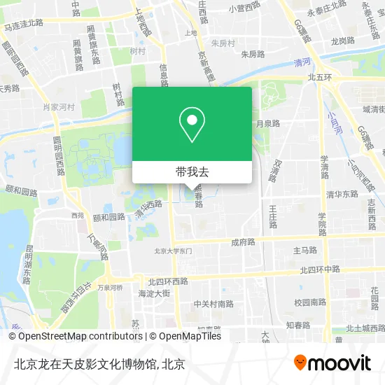 北京龙在天皮影文化博物馆地图
