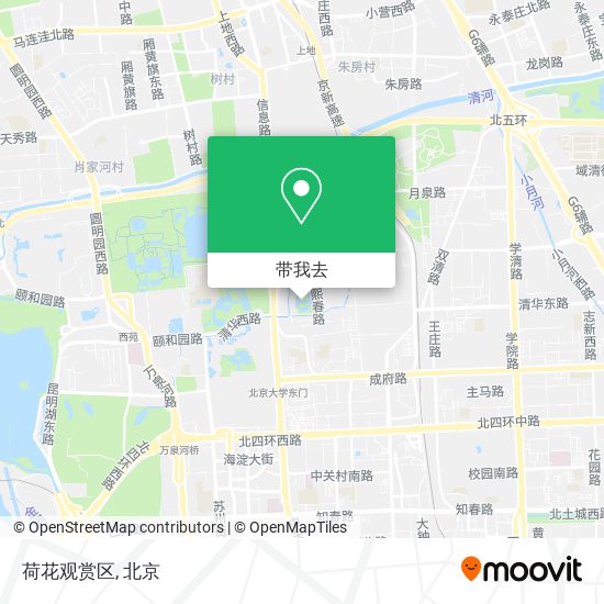 荷花观赏区地图
