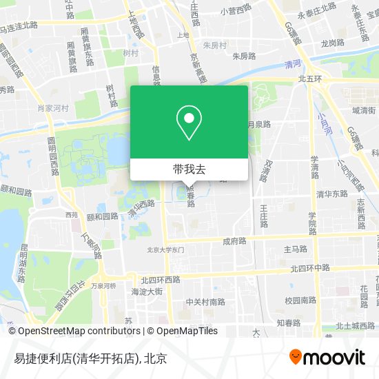 易捷便利店(清华开拓店)地图
