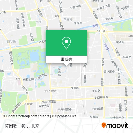 荷园教工餐厅地图
