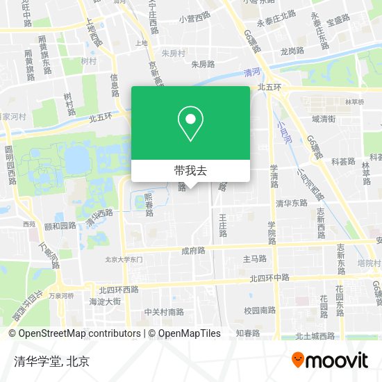 清华学堂地图
