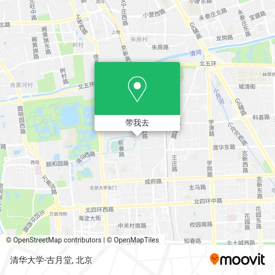 清华大学-古月堂地图