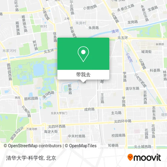 清华大学-科学馆地图