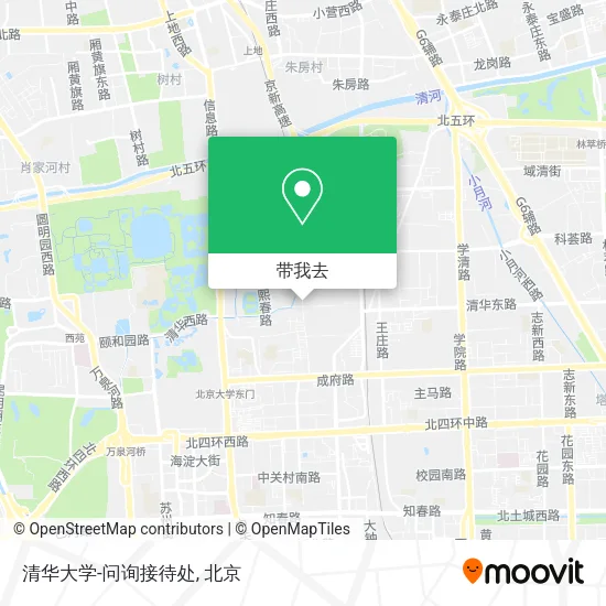 清华大学-问询接待处地图