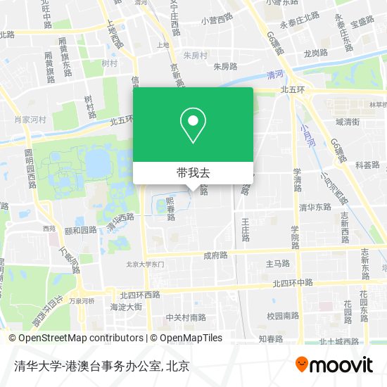 清华大学-港澳台事务办公室地图