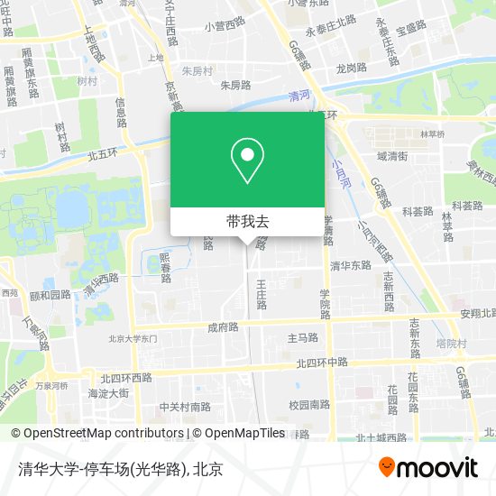 清华大学-停车场(光华路)地图