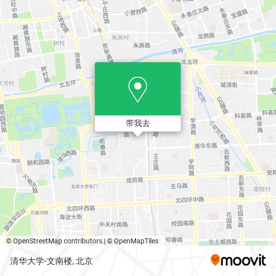 清华大学-文南楼地图