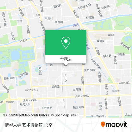 清华大学-艺术博物馆地图