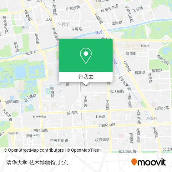 清华大学-艺术博物馆地图