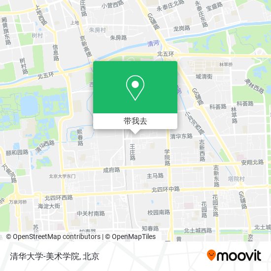 清华大学-美术学院地图