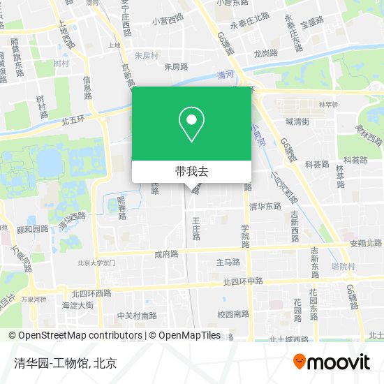 清华园-工物馆地图