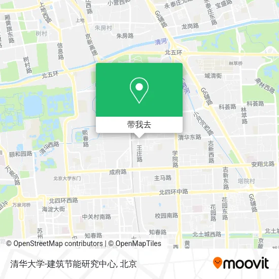 清华大学-建筑节能研究中心地图