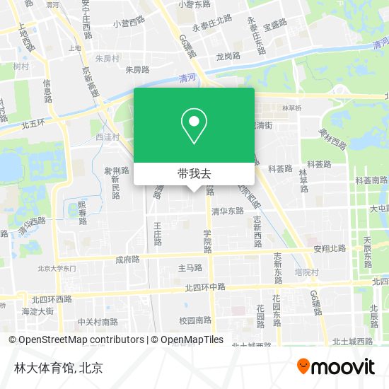林大体育馆地图
