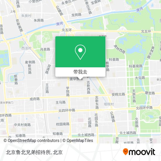 北京鲁北兄弟招待所地图