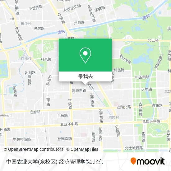 中国农业大学(东校区)-经济管理学院地图