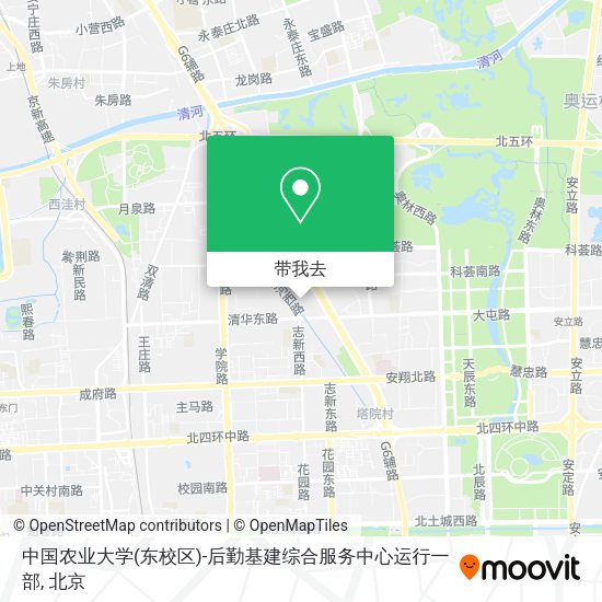 中国农业大学(东校区)-后勤基建综合服务中心运行一部地图