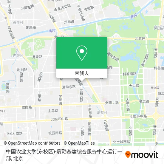 中国农业大学(东校区)-后勤基建综合服务中心运行一部地图