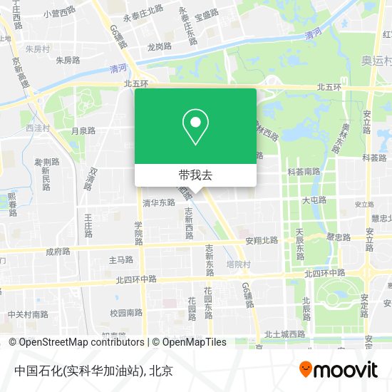 中国石化(实科华加油站)地图