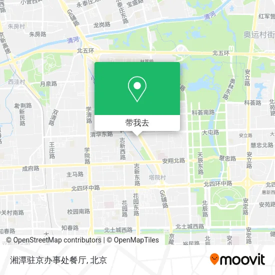 湘潭驻京办事处餐厅地图