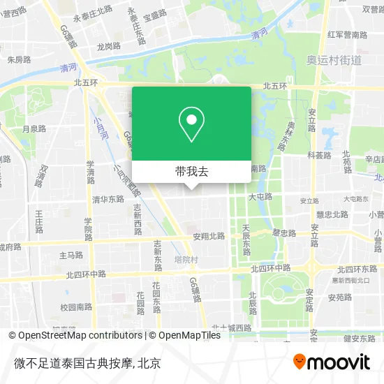 微不足道泰国古典按摩地图