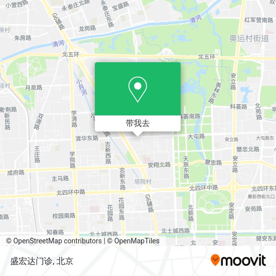 盛宏达门诊地图