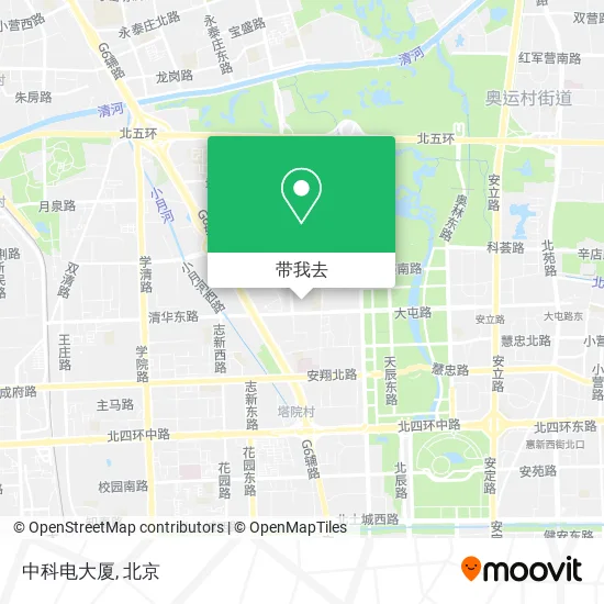 中科电大厦地图