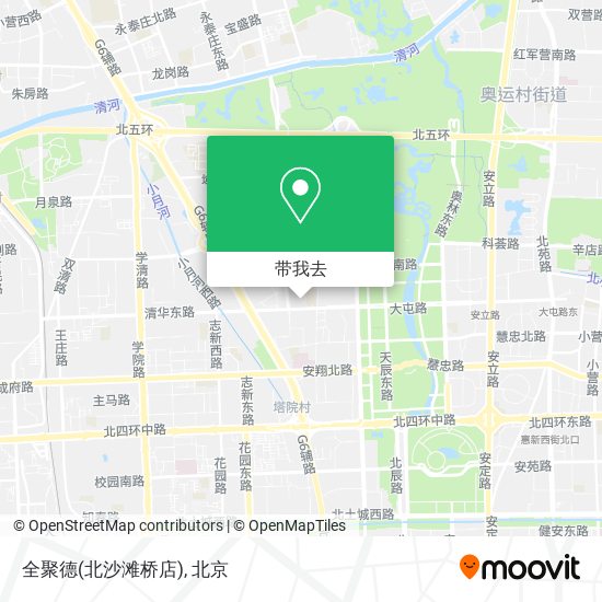 全聚德(北沙滩桥店)地图