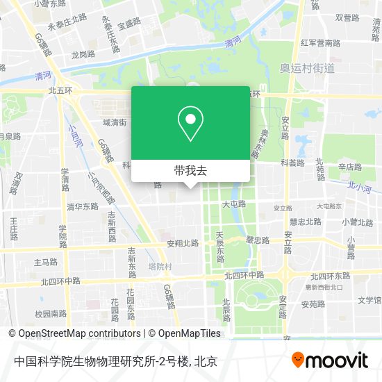 中国科学院生物物理研究所-2号楼地图