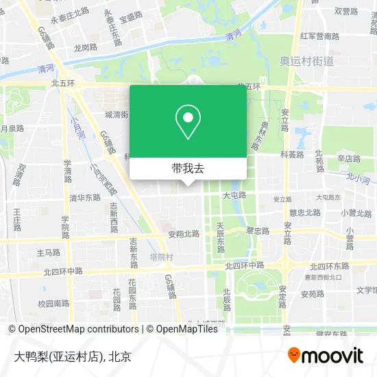 大鸭梨(亚运村店)地图