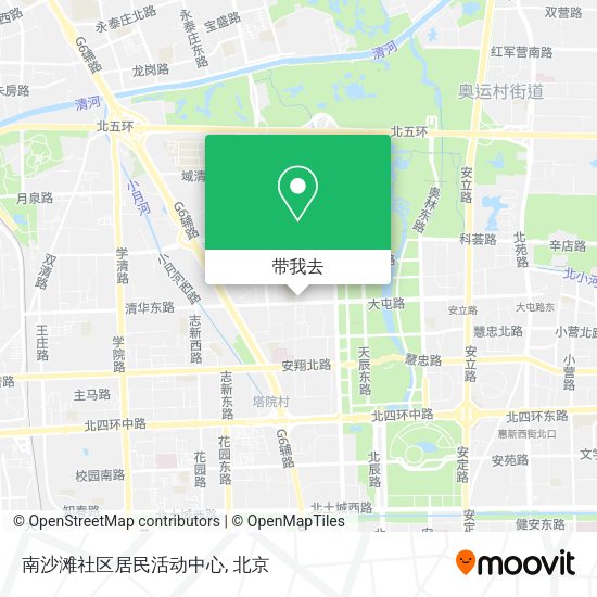 南沙滩社区居民活动中心地图