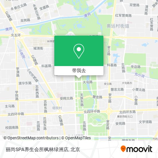 丽尚SPA养生会所枫林绿洲店地图