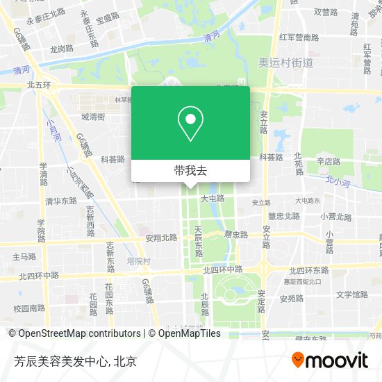 芳辰美容美发中心地图