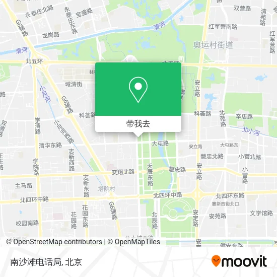 南沙滩电话局地图
