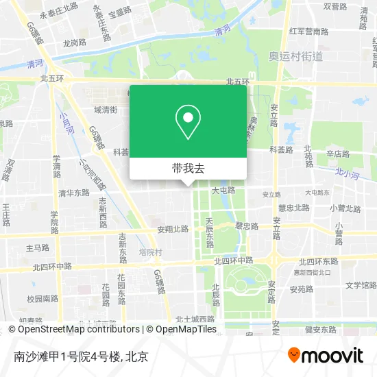 南沙滩甲1号院4号楼地图