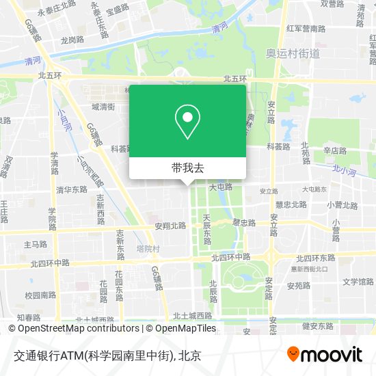 交通银行ATM(科学园南里中街)地图