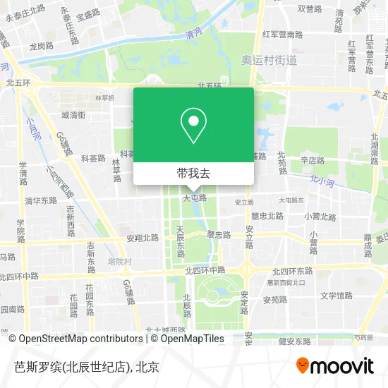芭斯罗缤(北辰世纪店)地图