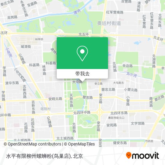 水平有限柳州螺蛳粉(鸟巢店)地图