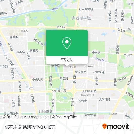 优衣库(新奥购物中心)地图