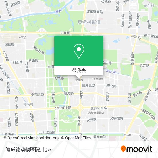迪威德动物医院地图