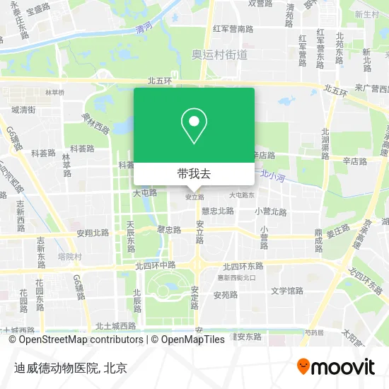 迪威德动物医院地图
